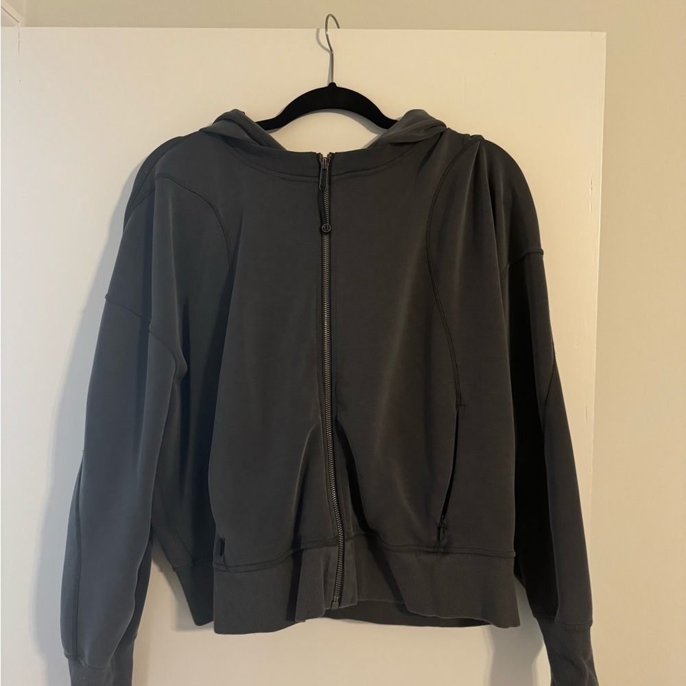 Lululemon Athletica Charcoal Zip-Up Jacket